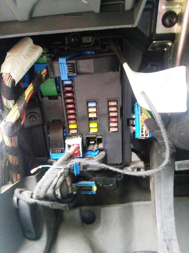 Расположение BCM Iveco Daily