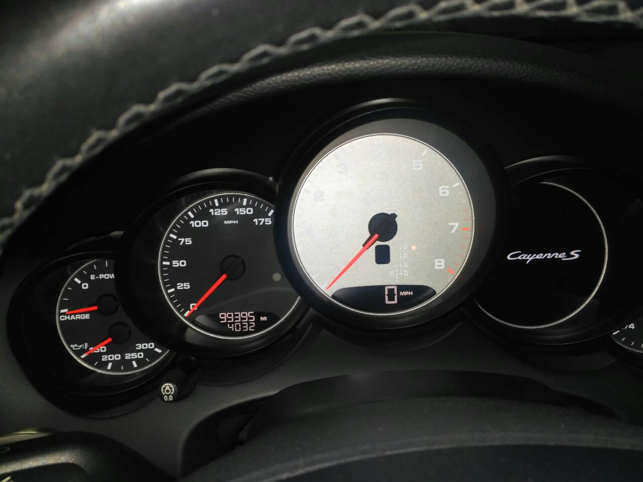 Instrument Cluster Porshe Cayene off