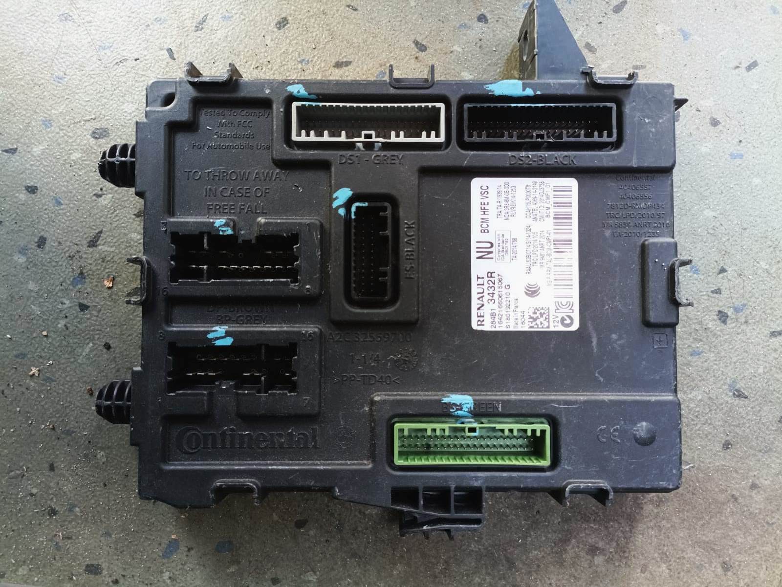 Renault BCM HFE VSC